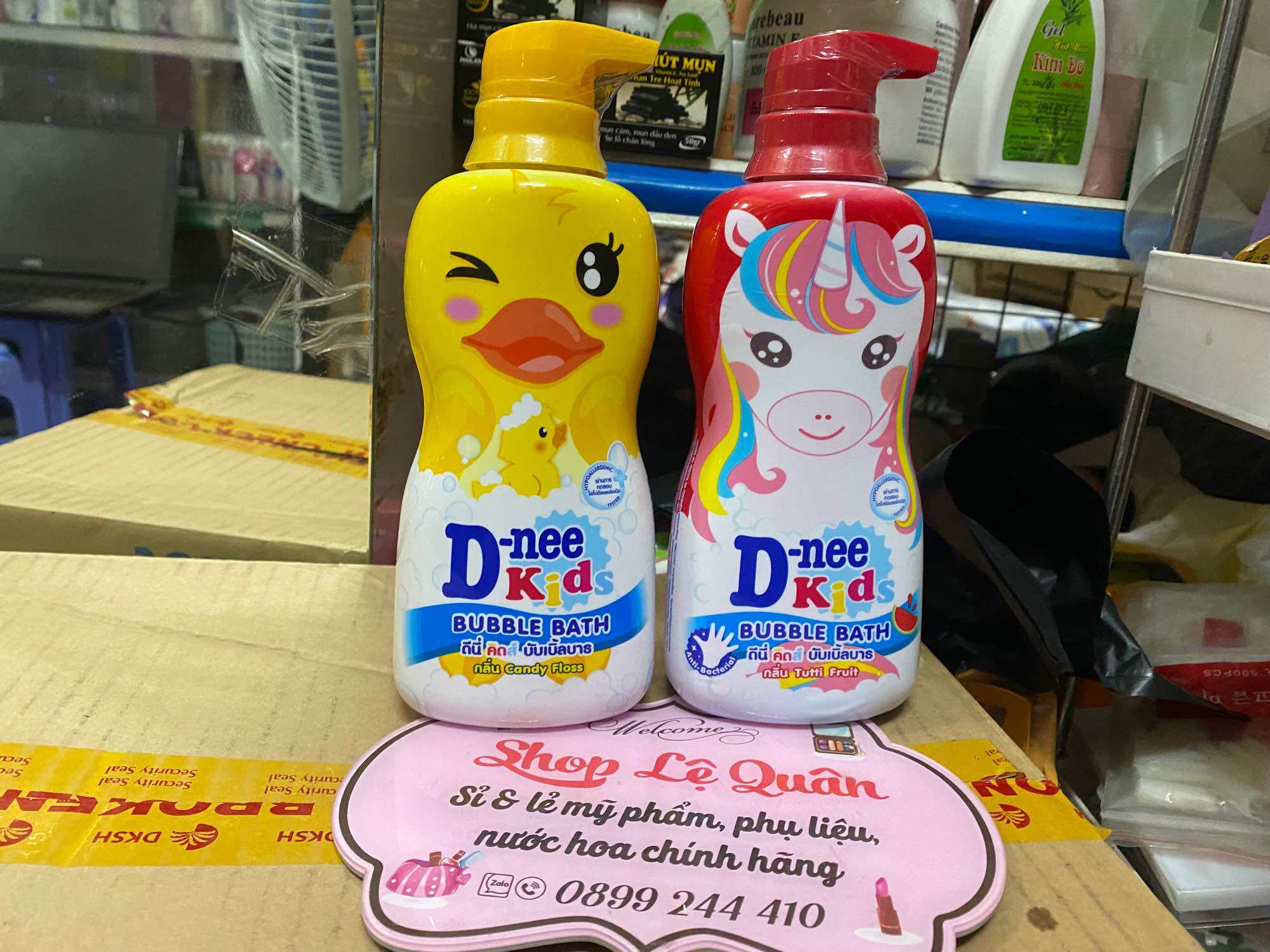 Sữa tắm cho bé, Sữa tắm gội Dnee Kid hình thú 400ml - Babi Store