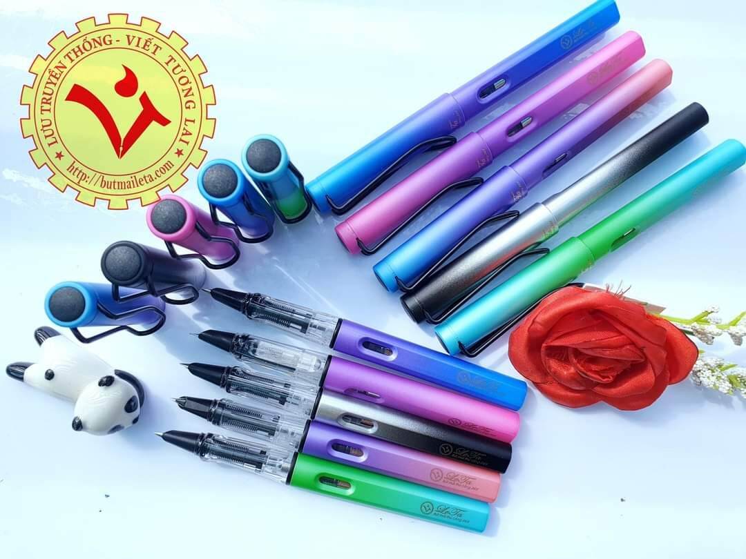 Bút máy Lêta 368 ngòi lá tre thanh đậm rỏ nét.