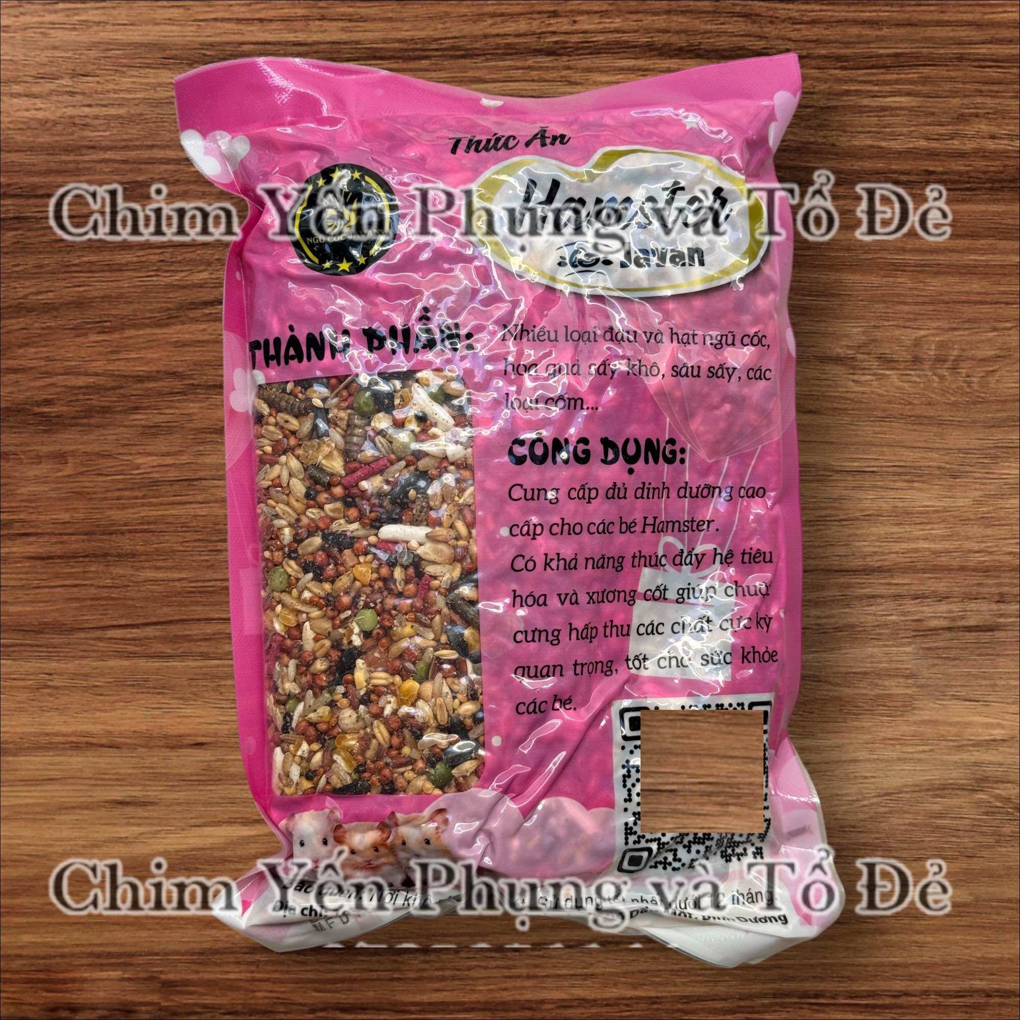 Thức Ăn Hỗn Hợp Cho Hamster Cơ Bản (Gói 500g) – Dinh Dưỡng Đầy Đủ, Hạt Tự Nhiên