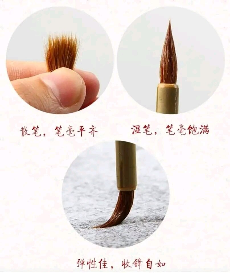 Bút bắc mao tiểu lang hào, cọ viết thư pháp thư họa