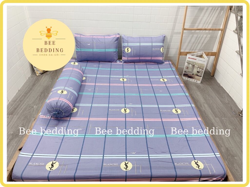 Ga lẻ 1m6x2m Cotton Thắng Lợi chuẩn logo (không áo gối, dùng cho nệm cao từ 3-15cm)