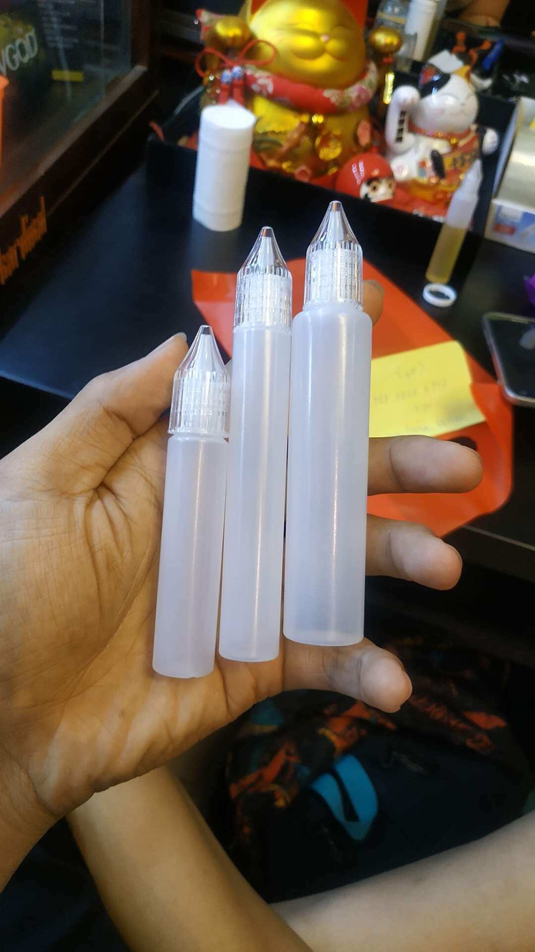 Chai chiết nhựa rỗng chiết kim đựng tinh dầu chất lỏng 10ml-15ml-30ml