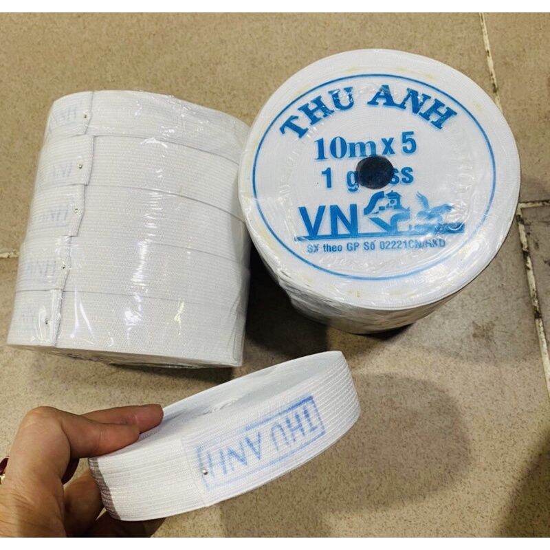 Cuộn 10 met chun quần bản 2cm và 2,5cm