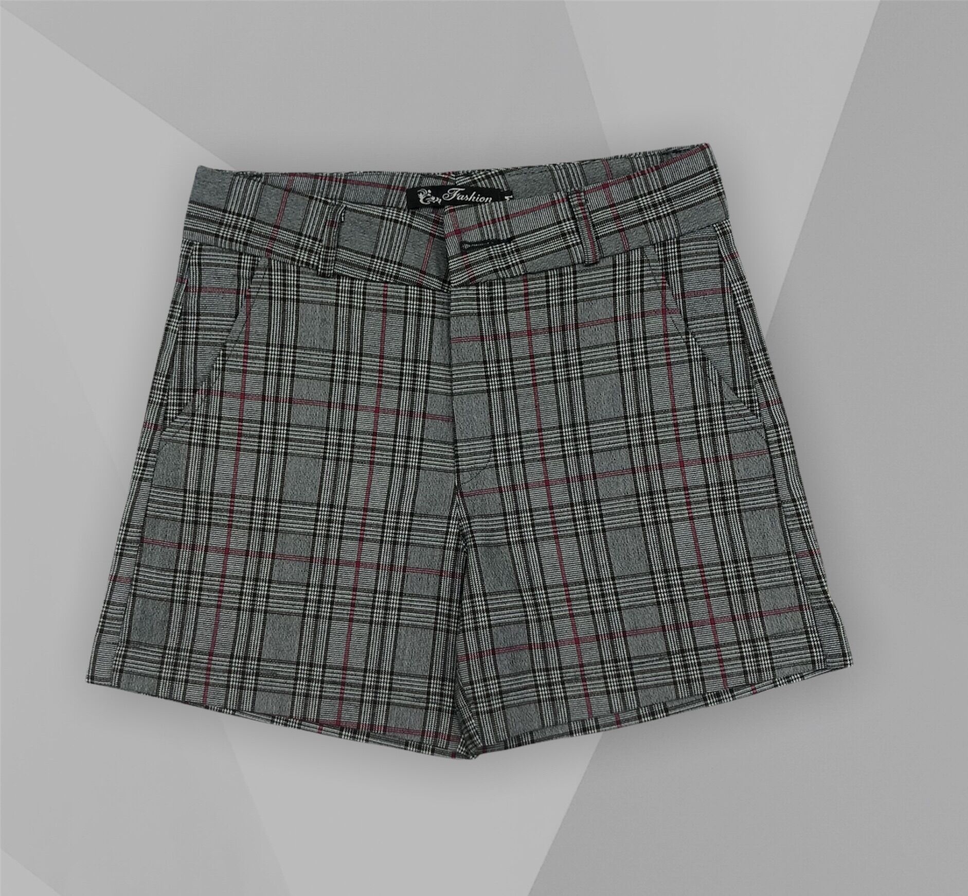 Quần short nữ caro quần đùi