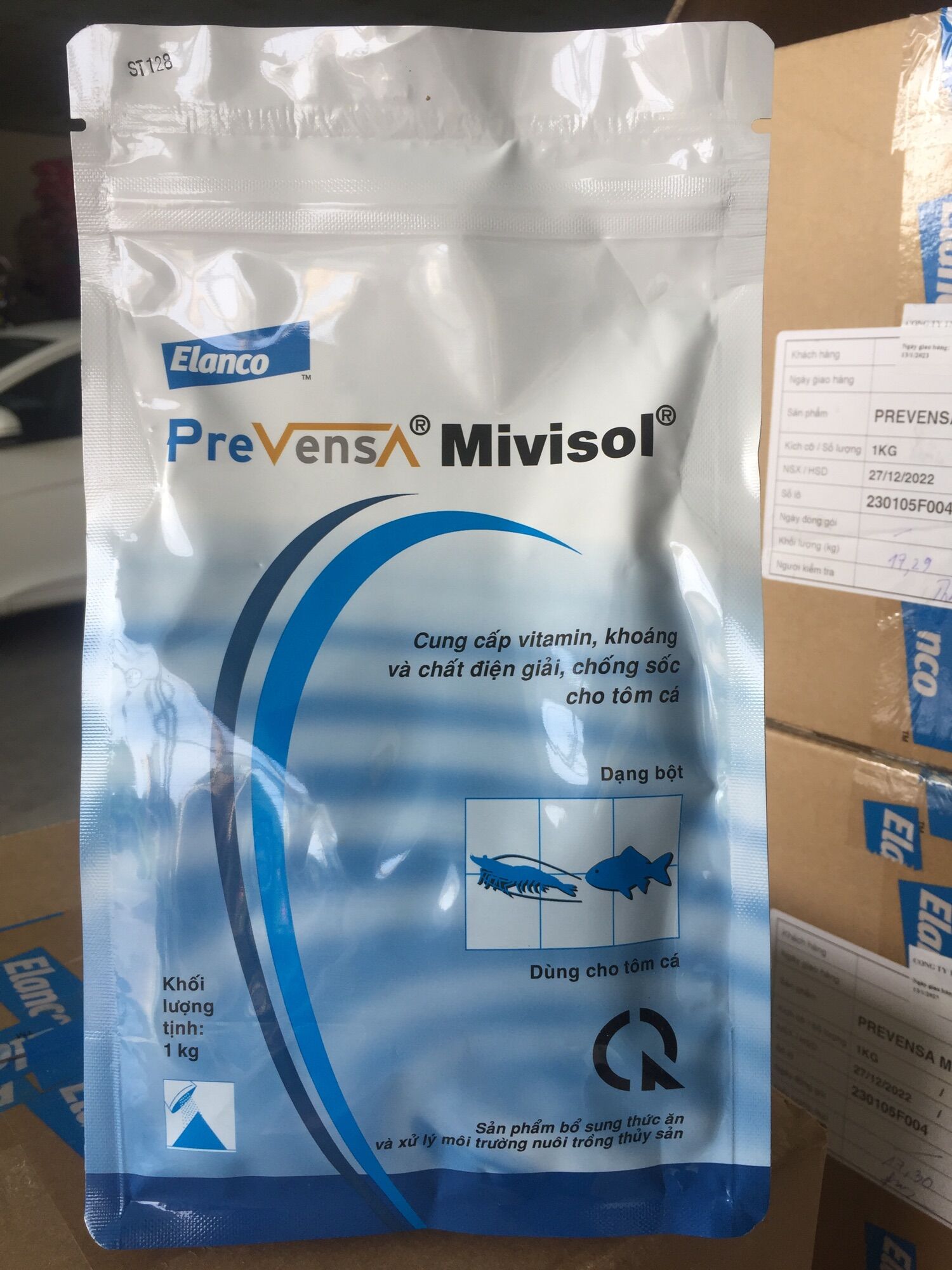Mivisol -cung cấp vitamin, khoáng, chất điện giải, chống sốc