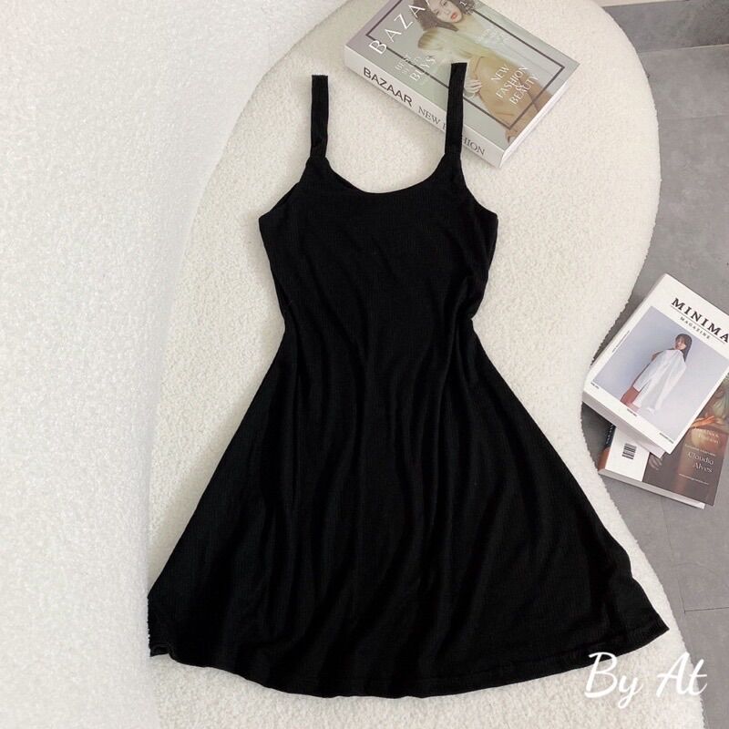 Đầm 2s thun tăm bản to dáng xoè Sam-collection❤️Freeship