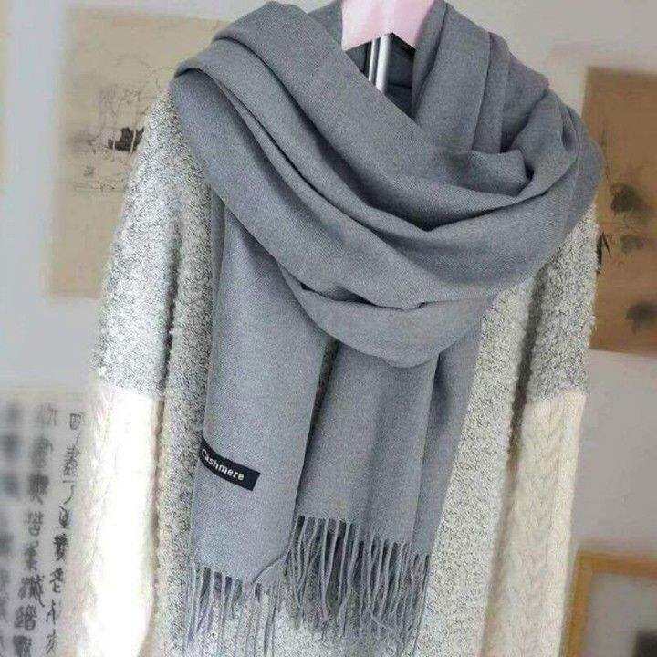 Khăn len nữ choàng cổ cao cấp Cashmere , khăn ấm quàng cổ nữ đẹp giữ ấm mùa đông (Salem_Shop)