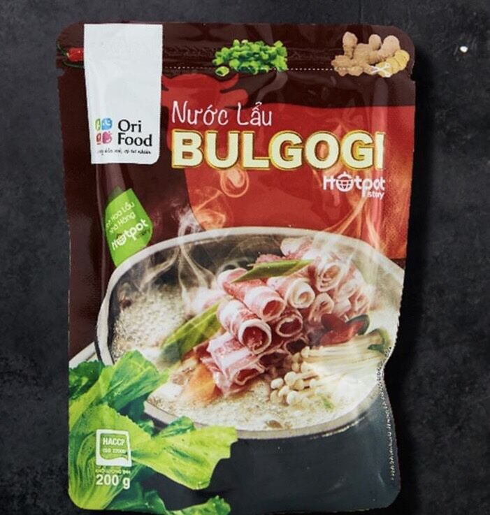 Gia vị cốt nước lẩu Bulgogi vị thanh ngọt gói 200g