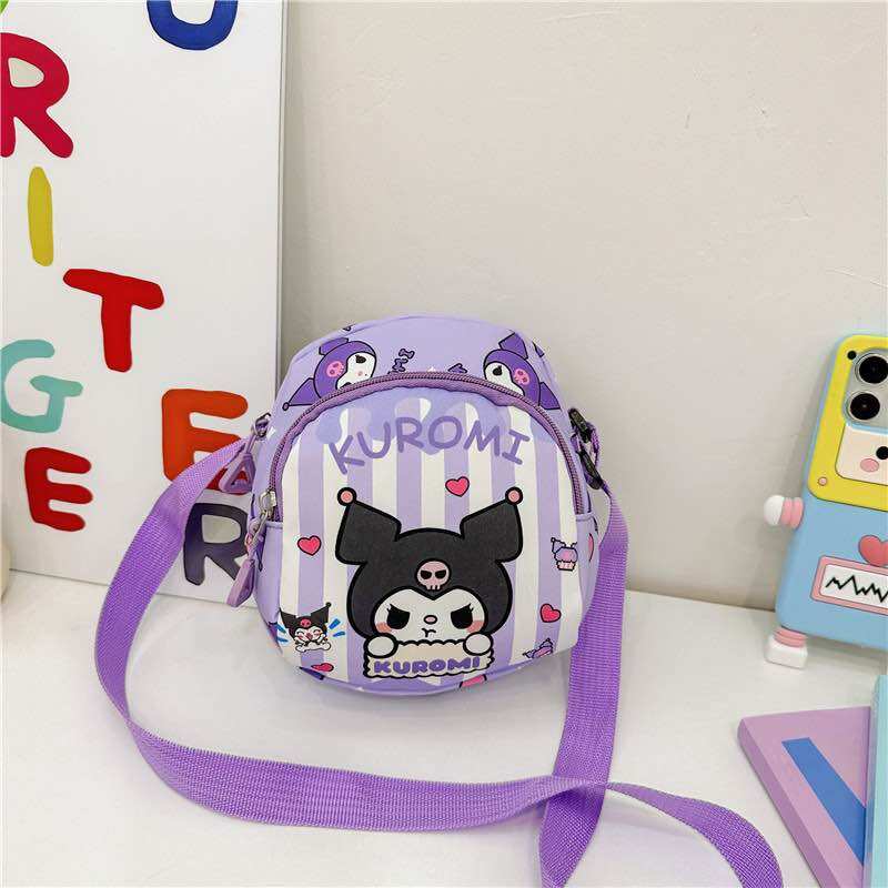 Túi đeo chéo hoạt hình Kuromi - NyLon