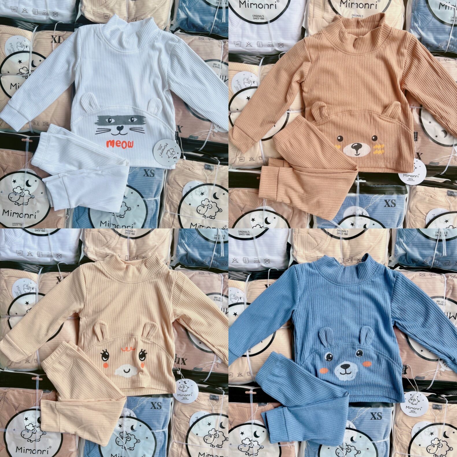 Set bộ gân in hình cho bé