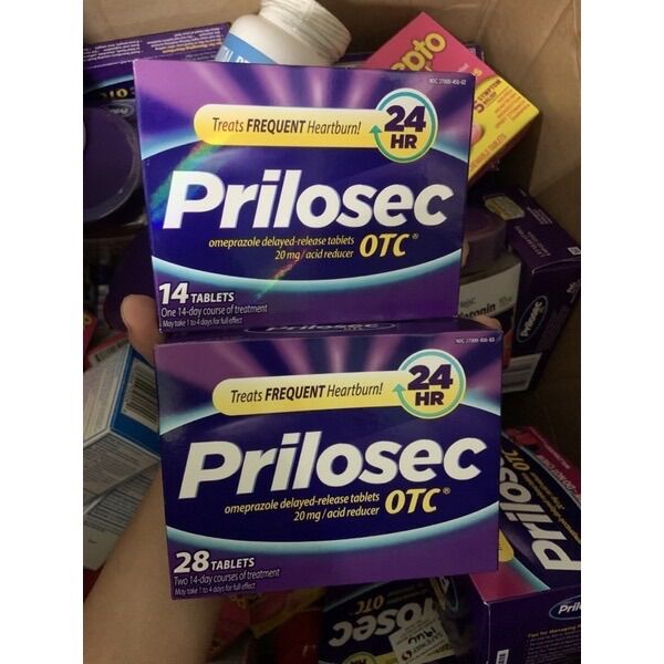 Viên Prilôsec_OTC hỗ trợ viêm loét dạ dày, hành tá tràng trào ngược dạ dày
