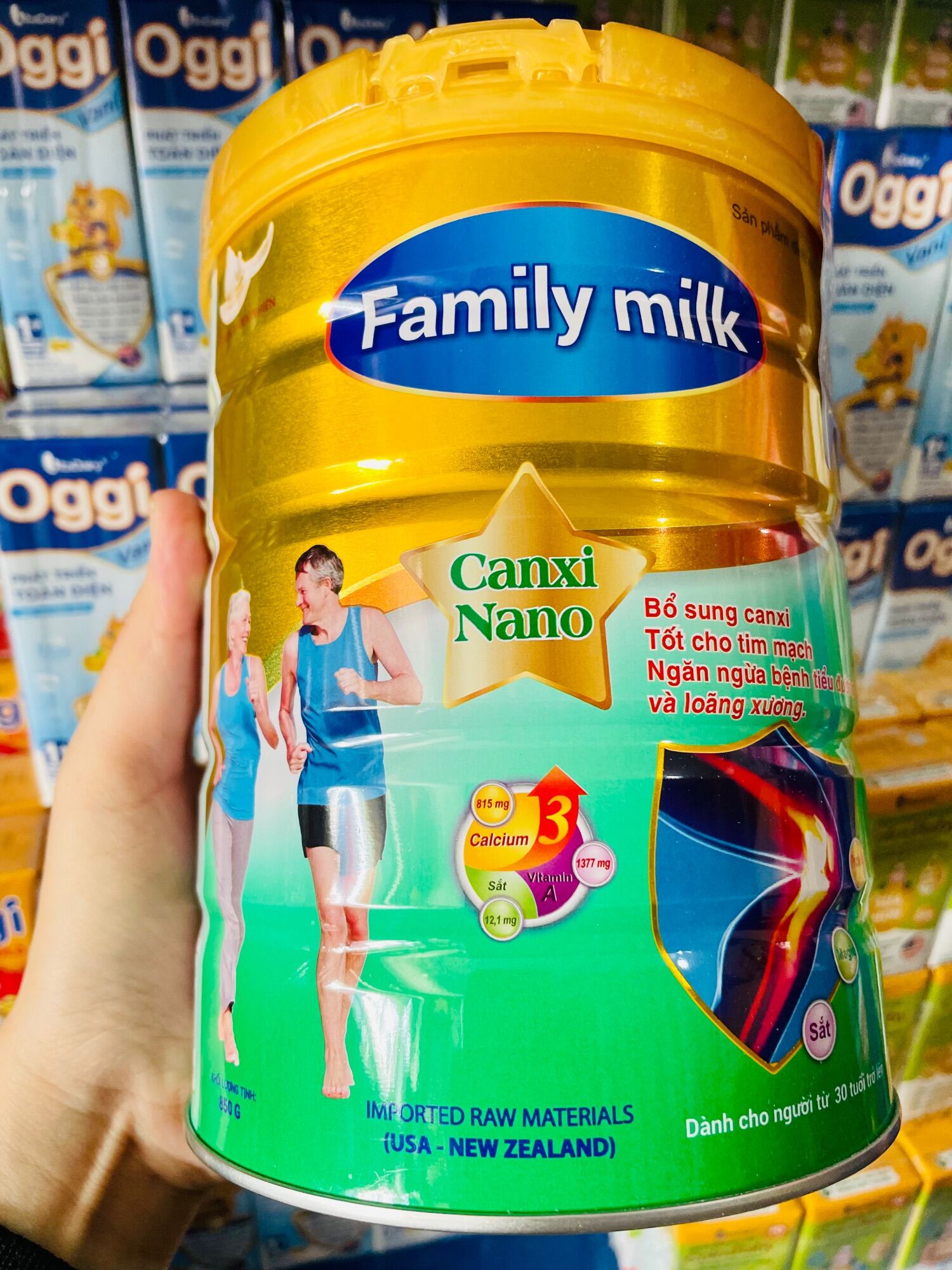 Sữa Family Canxi Nano cho người từ 30 tuổi
