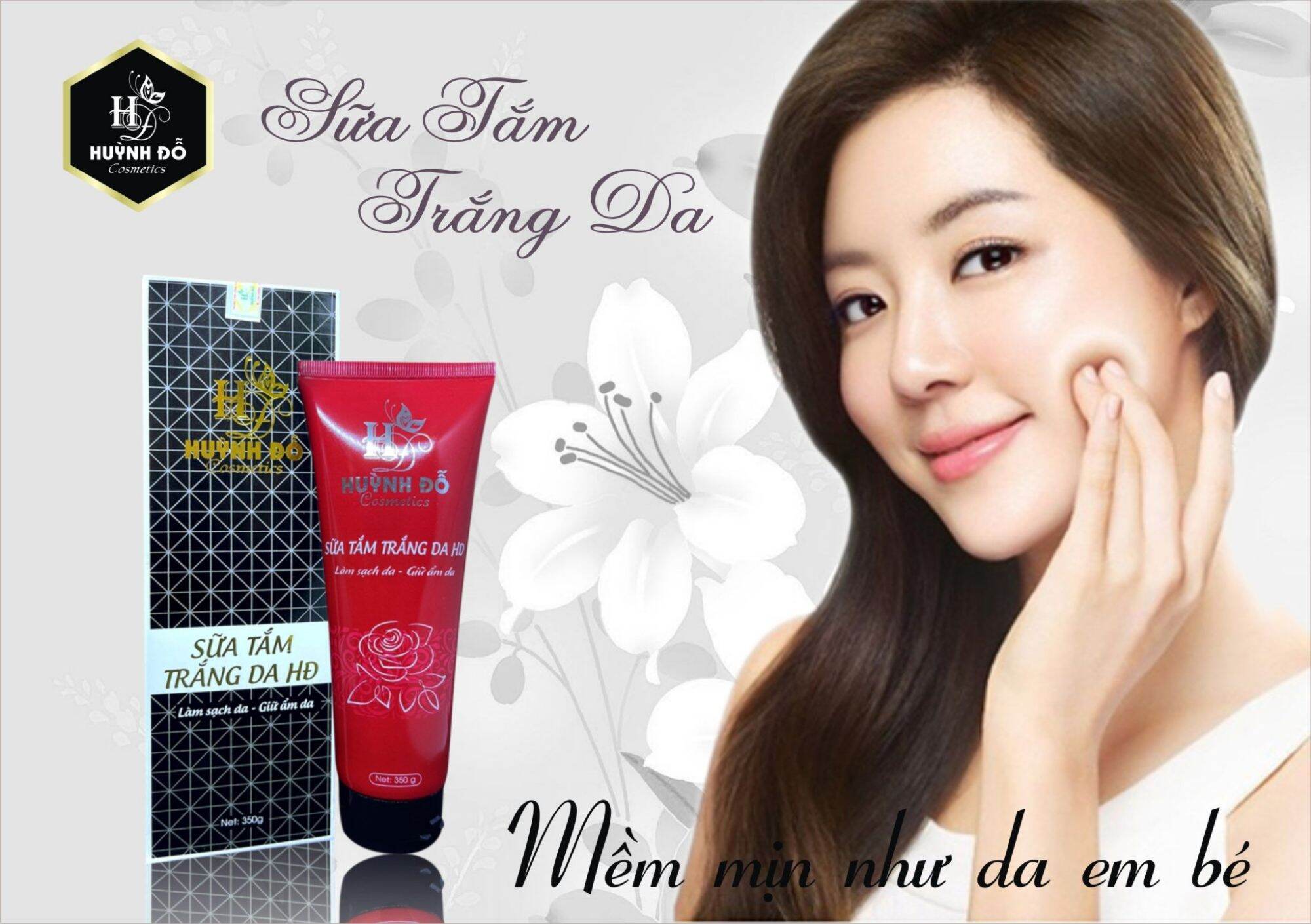Sữa tắm trắng da huỳnh đỗ