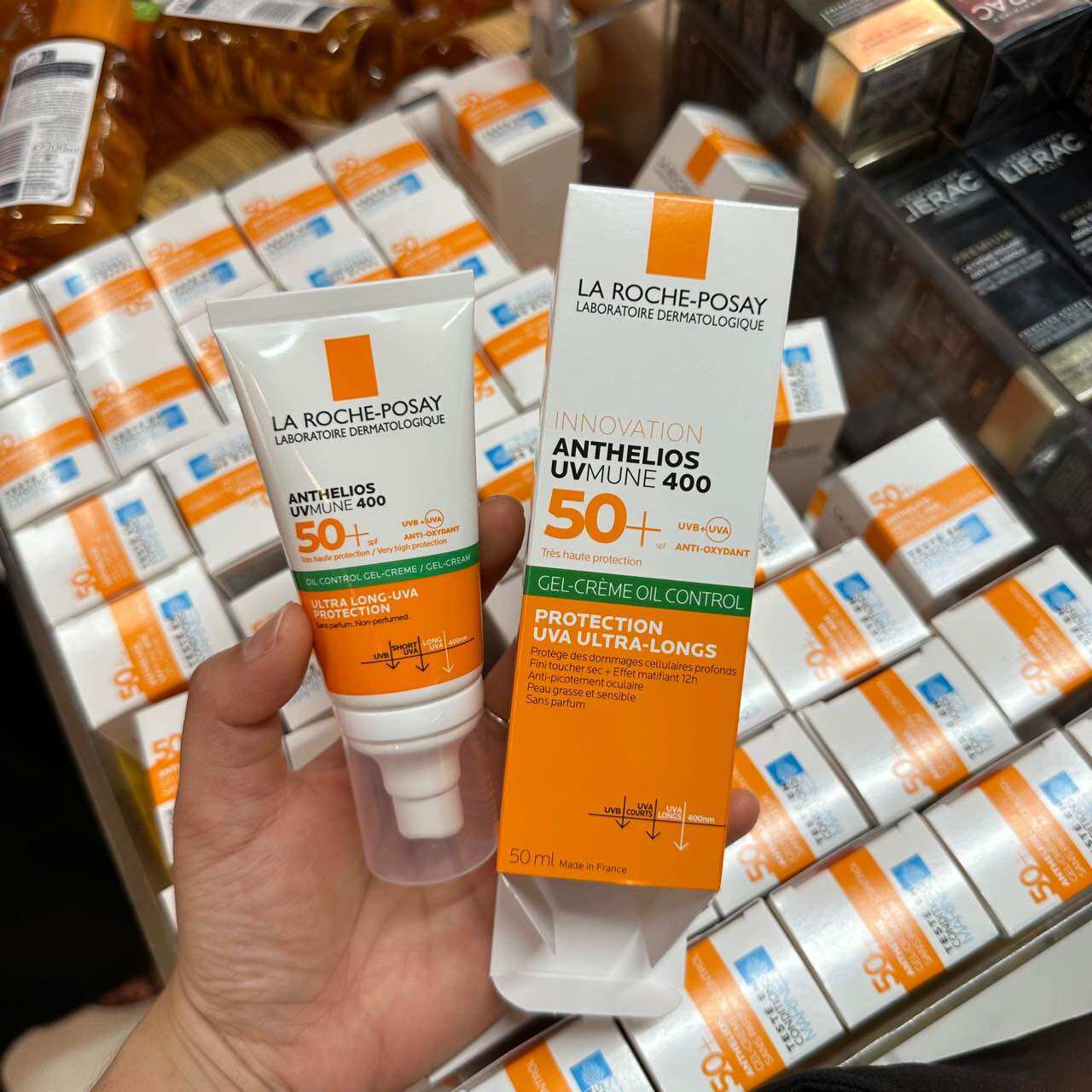 Kcn kiềm dầu lrp anthelios anti shine uvemune 400 spf50+