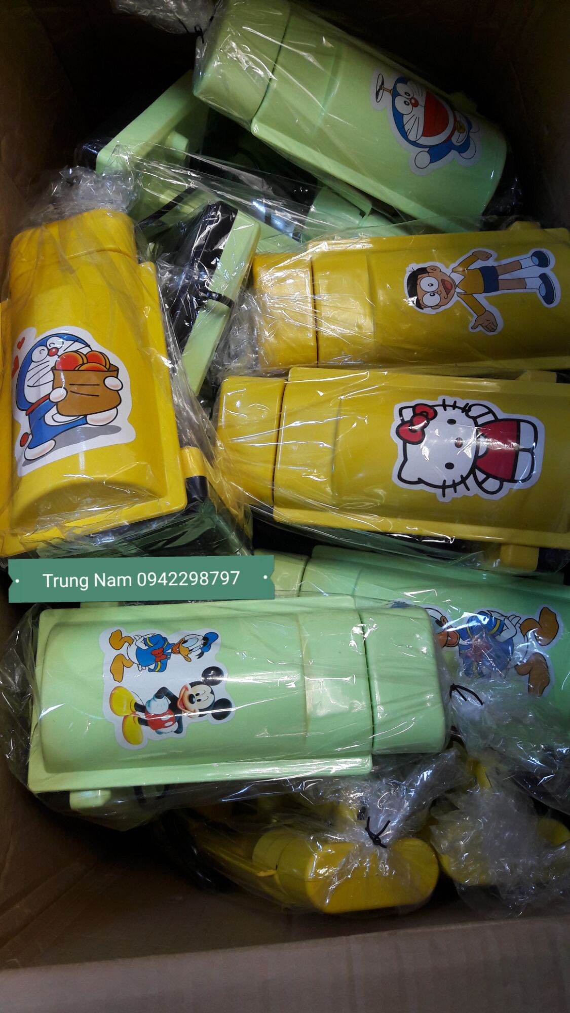 Combo Đèn bàn học Việt Nam/Đèn bàn học đế vuông và bóng compact Điện Quang 14W