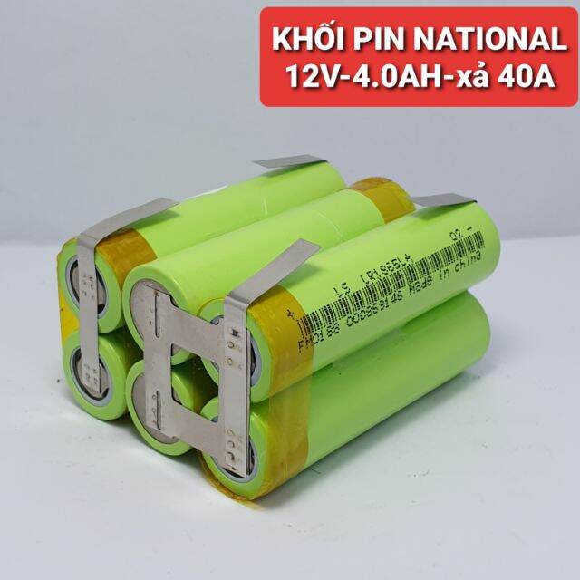 Khối pin 12v dung lượng 4000mah cell pin lishen mới hoàn toàn