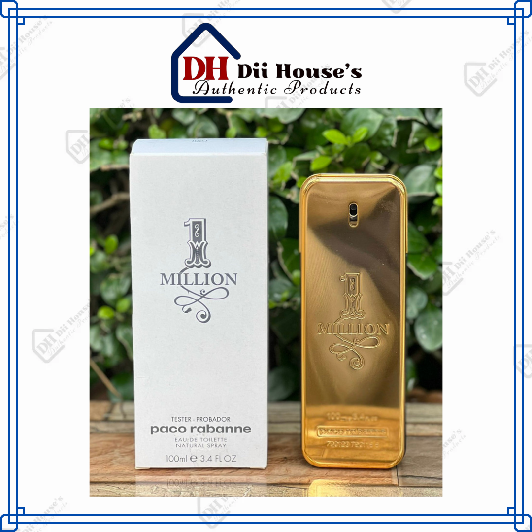 Nước hoa nam paco rabanne 1 million eau de toilette edt 100ml.