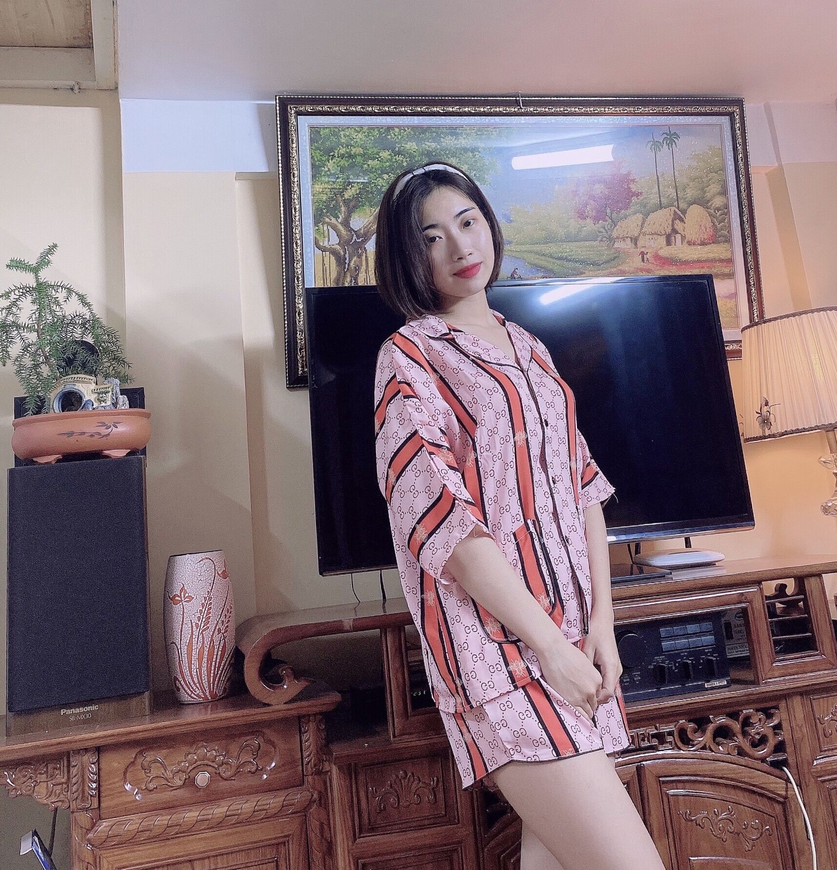 (Giá huỷ diệt)  XẢ HÀNG COMPO BỘ ĐÙI CÁNH RƠI lụa Mango mềm mát mịn