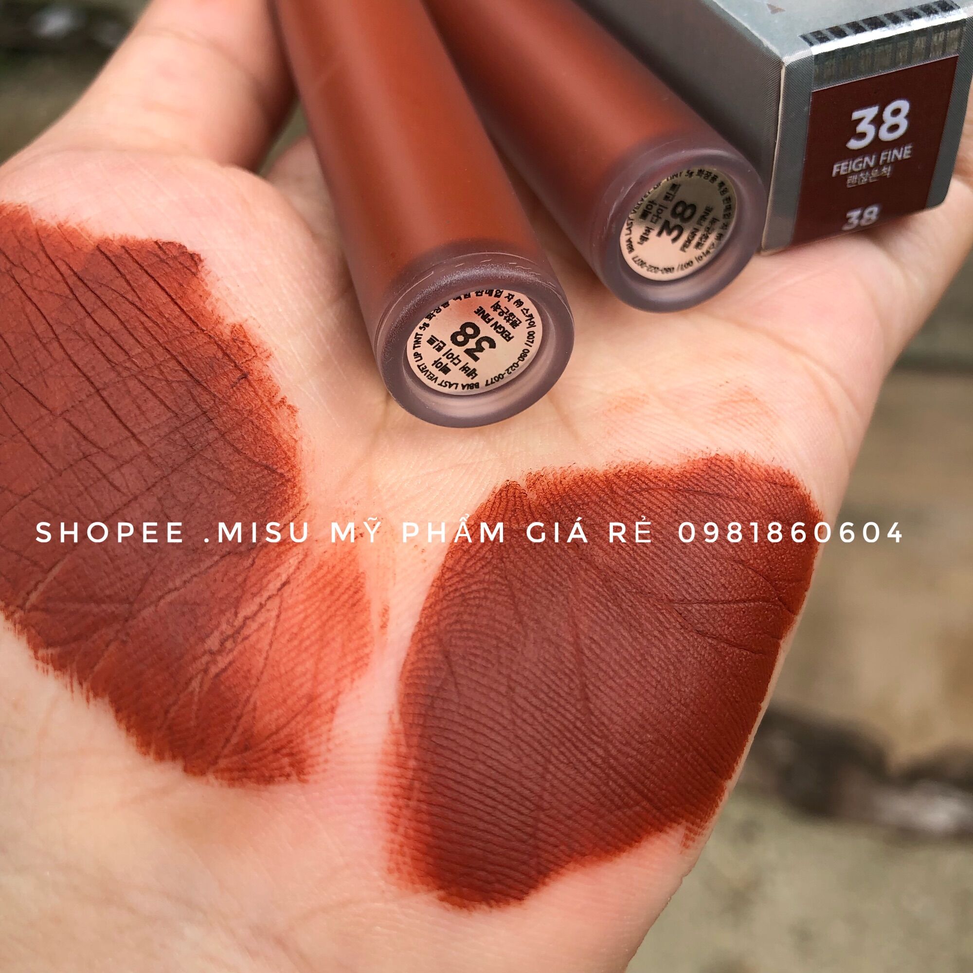 Son bbia 25 38 đỏ nâu gạch