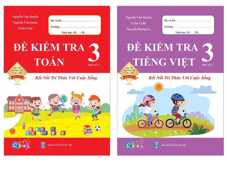 Sách - Combo Đề Kiểm Tra Toán và Tiếng Việt 3