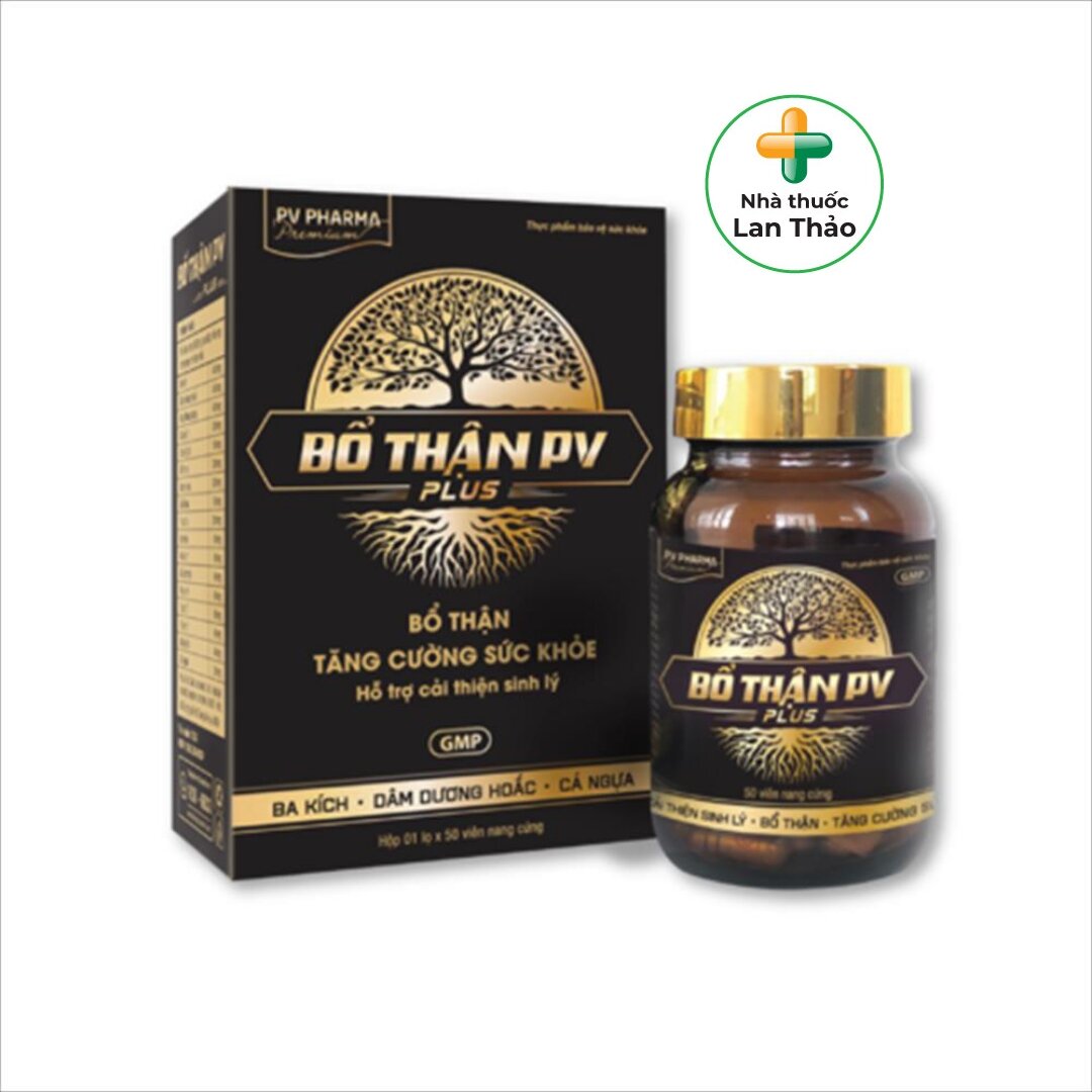 Viên uống bổ thận pv plus lọ 50 viên hỗ trợ cải thiện sinh lý