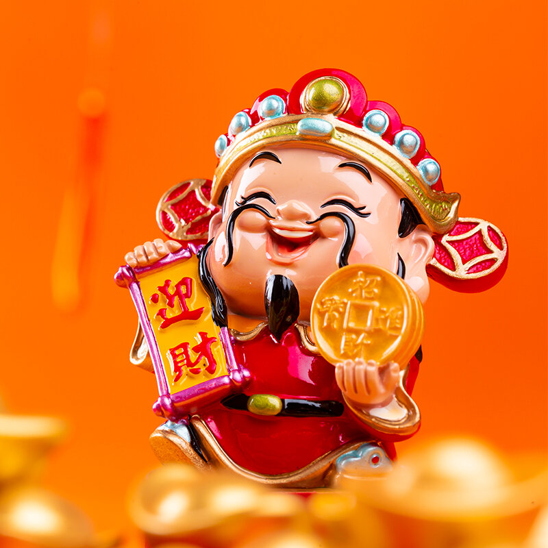 Đồ Trang Trí Chào Thần Tài Miaogongfang Hũ Đựng Tiền Ông Thần Tài Kiểu Phát Tài Văn Phòng Chiêu Tài Đồ Trang Trí Trong Nhà Trang Trí Phòng Khách