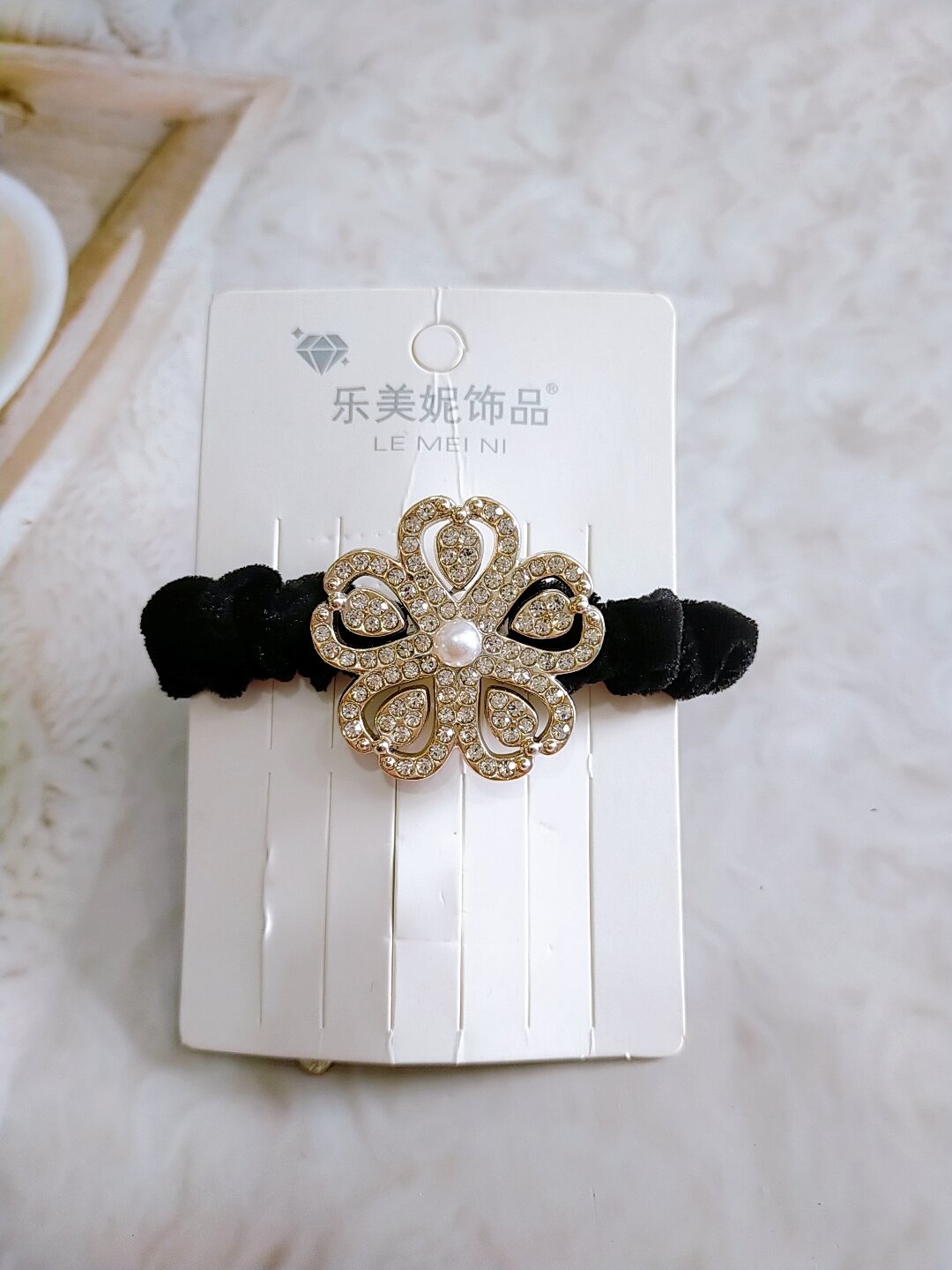 [Giá Sỉ] Cột tóc nhung đính đá