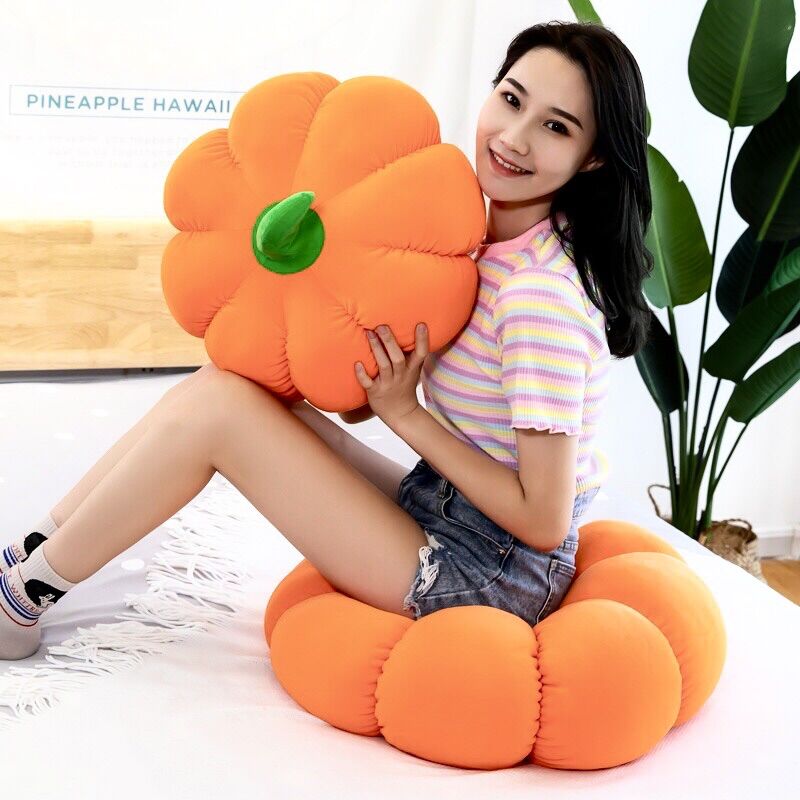 Gối nhồi bông hình bí ngô độc đáo