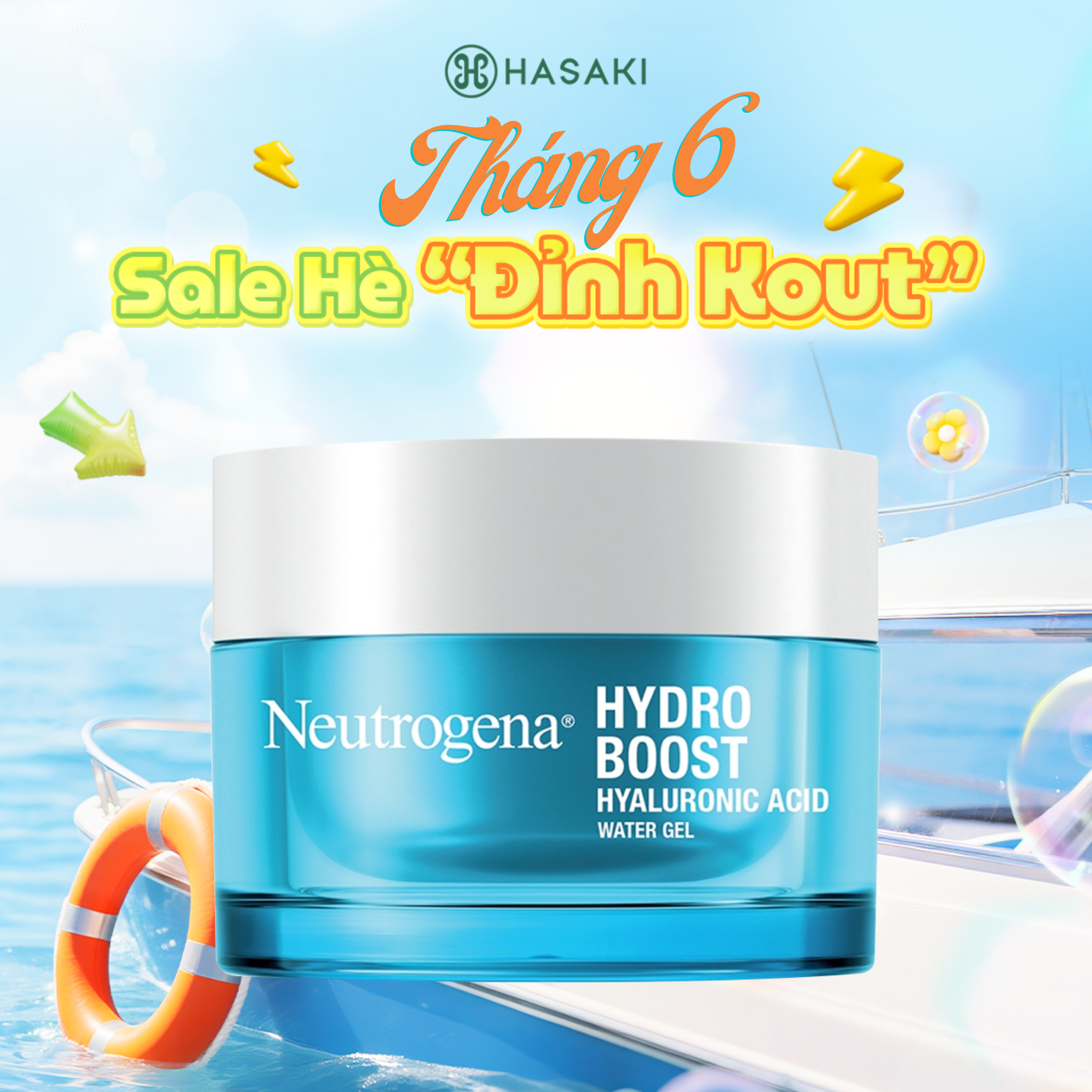 [DAILY] Kem Dưỡng Ẩm Neutrogena Cung Cấp Nước Cho Da Dầu Hydro Boost Water Gel 50g Hasaki Sản Phẩm Chính Hãng