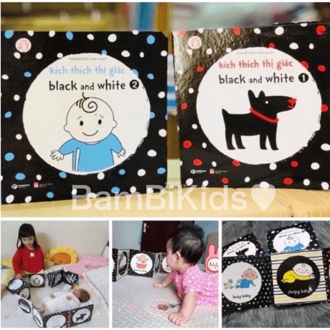 Tranh dựng cũi  - Kích thích thị giác - Black and white số 2