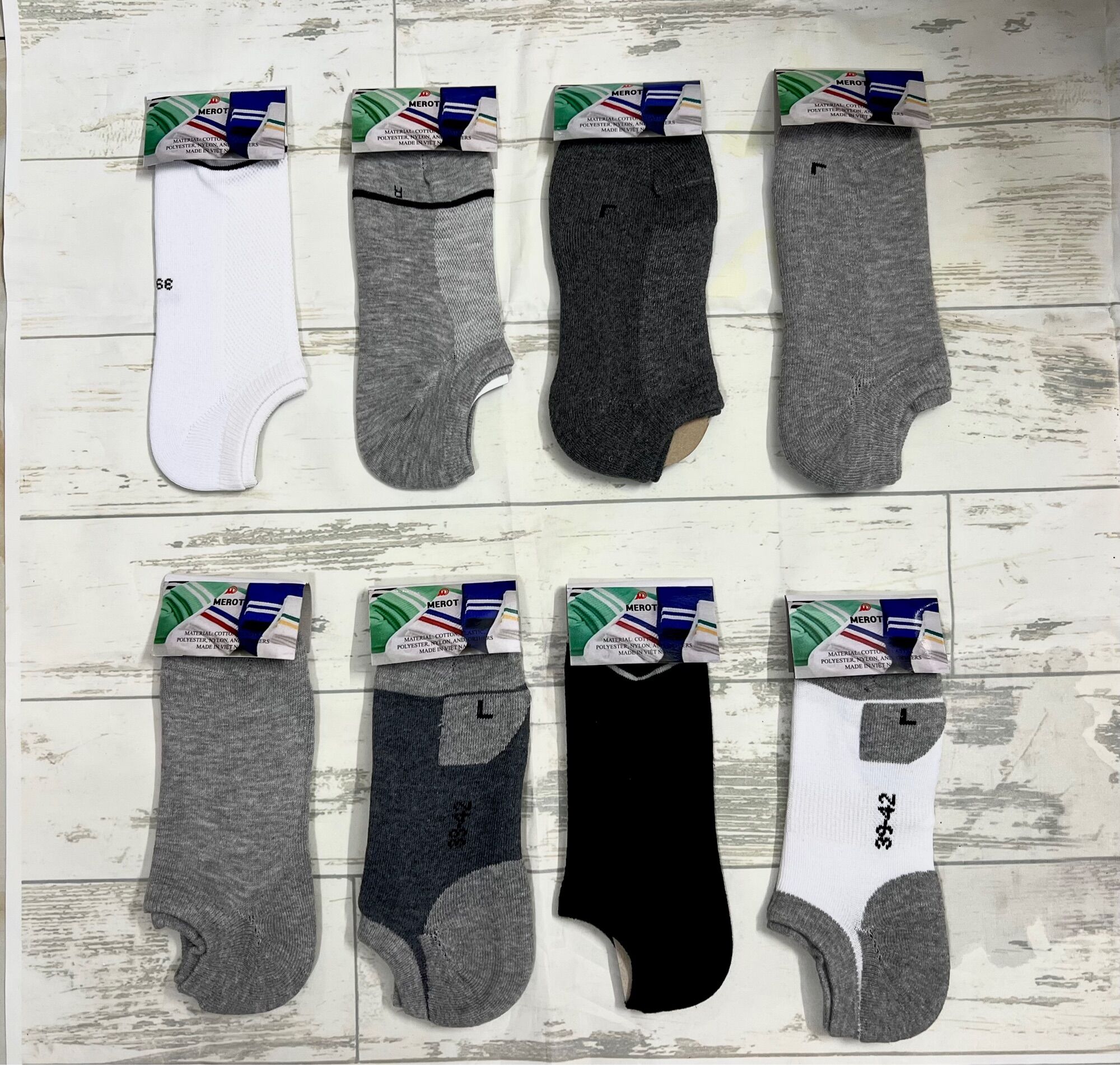 Vớ - Tất Nam Cotton 100% Thấm Hút Mồ Hôi