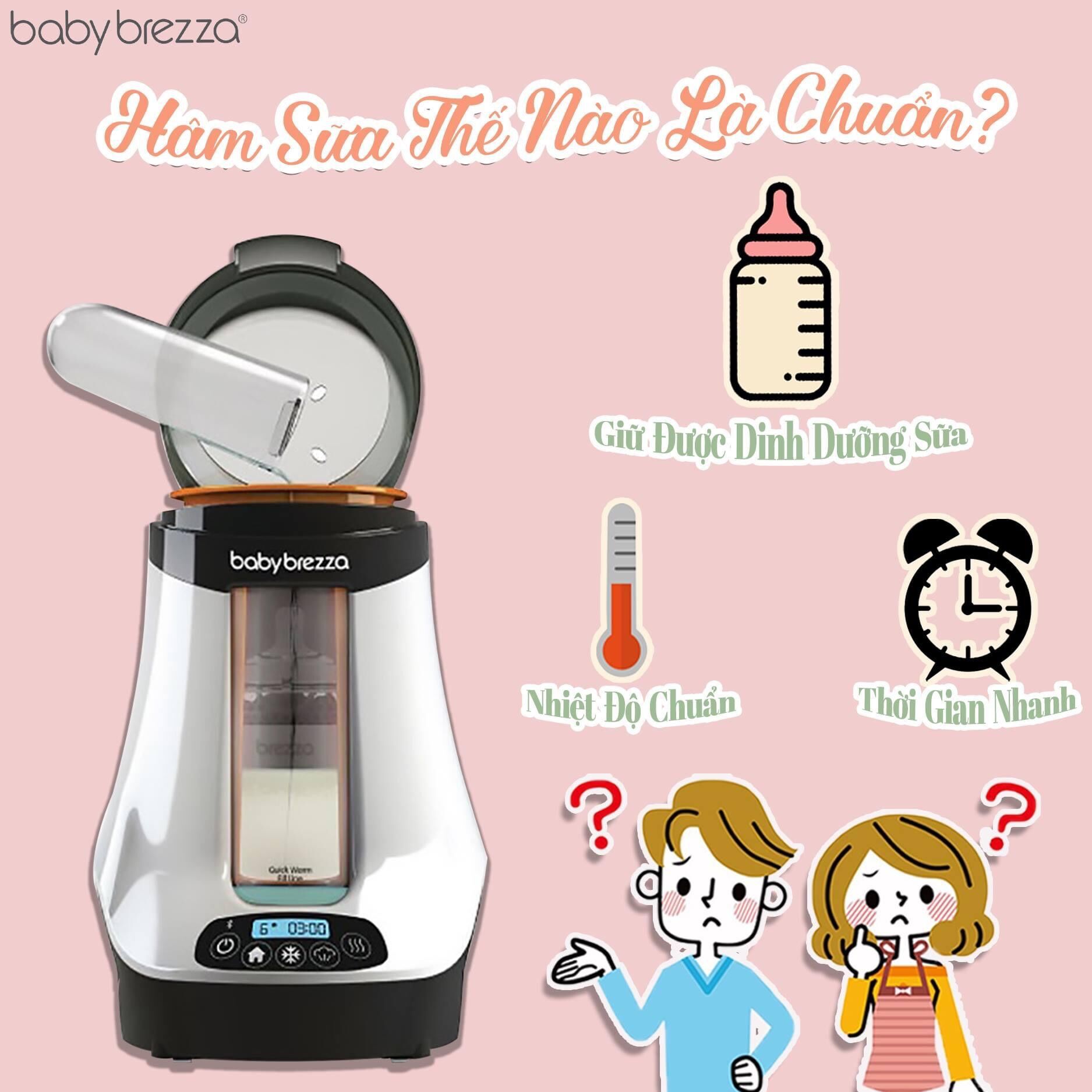 Máy hâm sữa Baby Brezza chính hãng