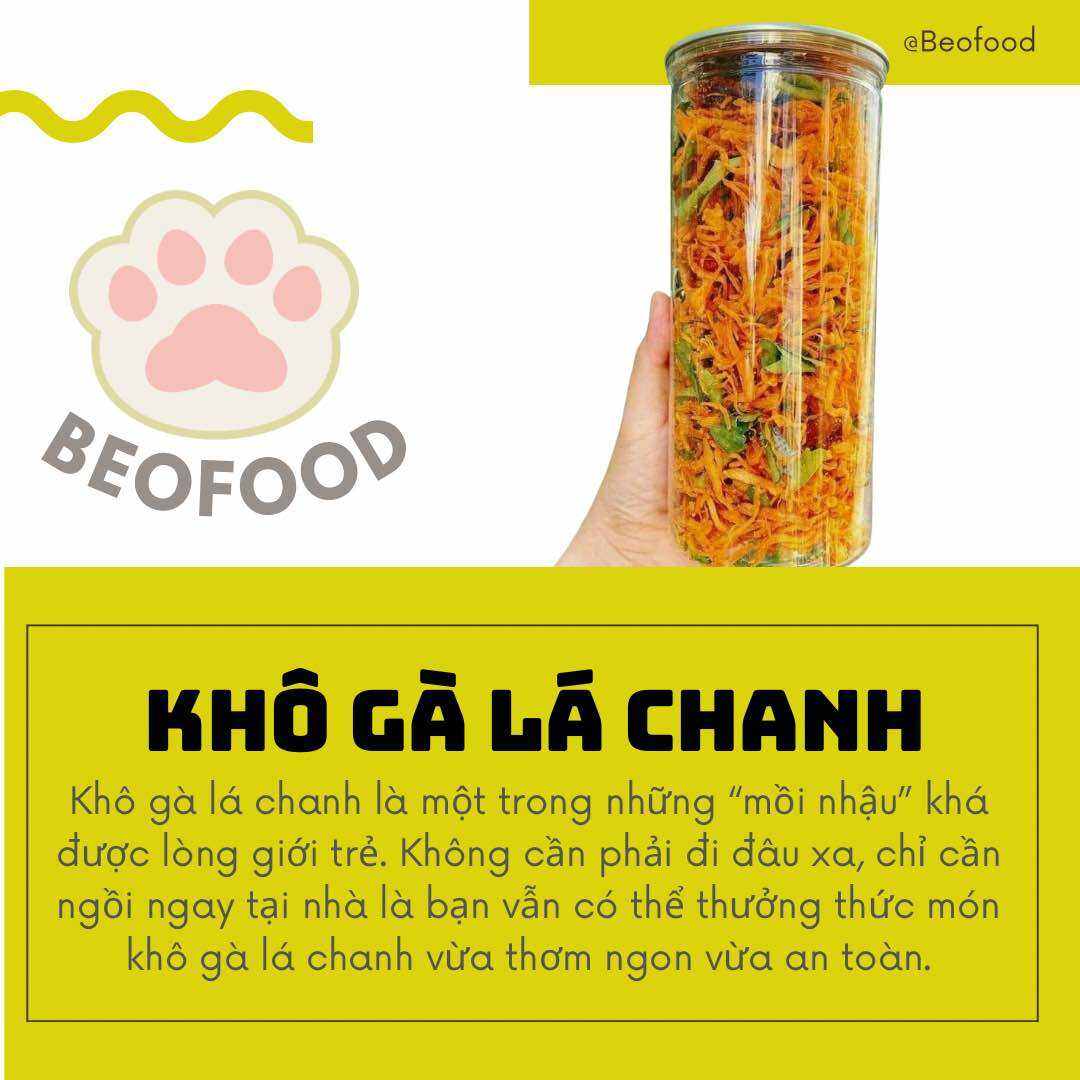 Khô gà lá chanh 300g