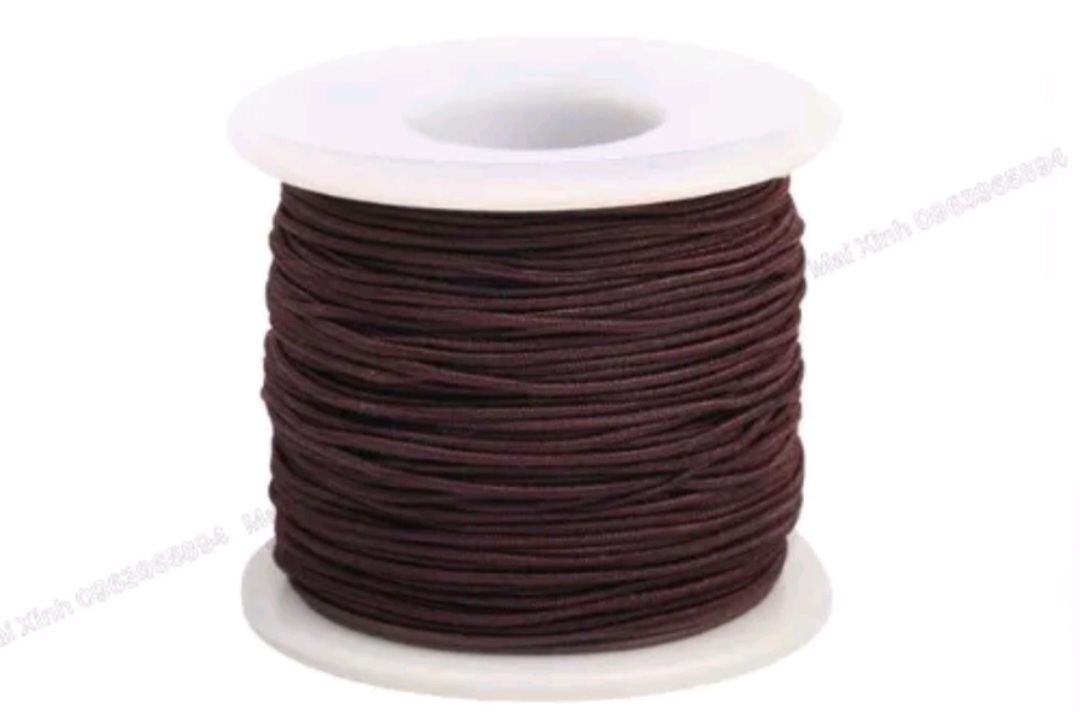 Dây dù 50m co giãn xâu chuỗi hạt vòng  gỗ