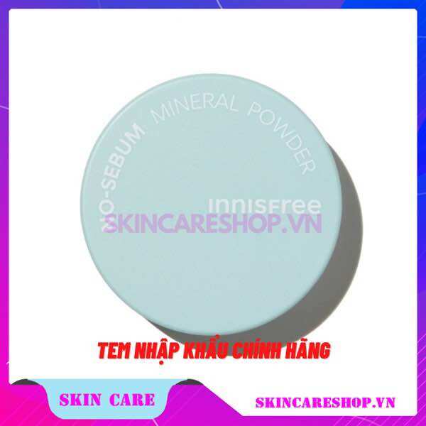 Phấn phủ kiềm dầu dạng bột khoáng Innisfree No sebum Mineral Powder 5g