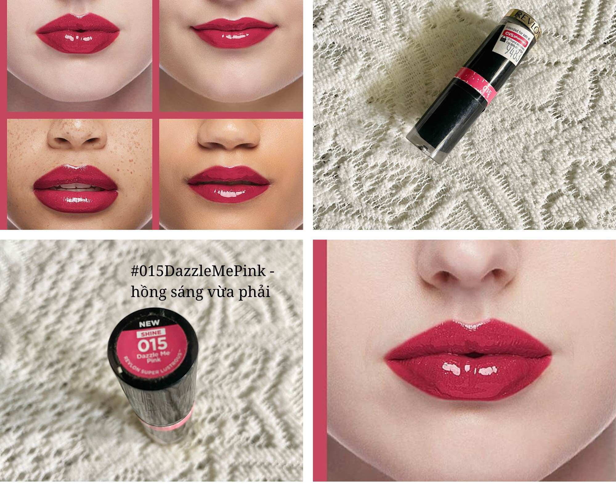 THANH LÝ SON REVLON SUPER LUSTROUS GLASS SHINE LIPSTICK