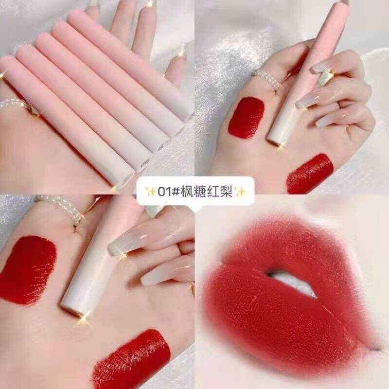 SET 5 CÂY SON KEM LÌ LEEDUU PIG AUTH NỘI ĐỊA