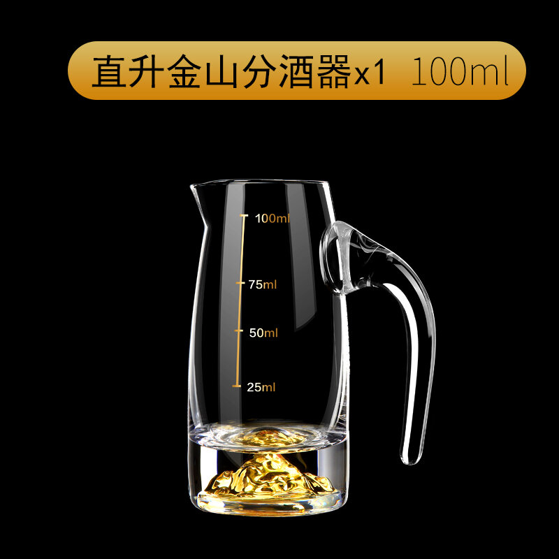 Ly rượu trắng thủy tinh pha lê vàng kim cao cấp, bộ dụng cụ chia rượu, ly uống rượu, ly uống rượu, ly đính đá cỡ nhỏ dùng trong nhà hàng