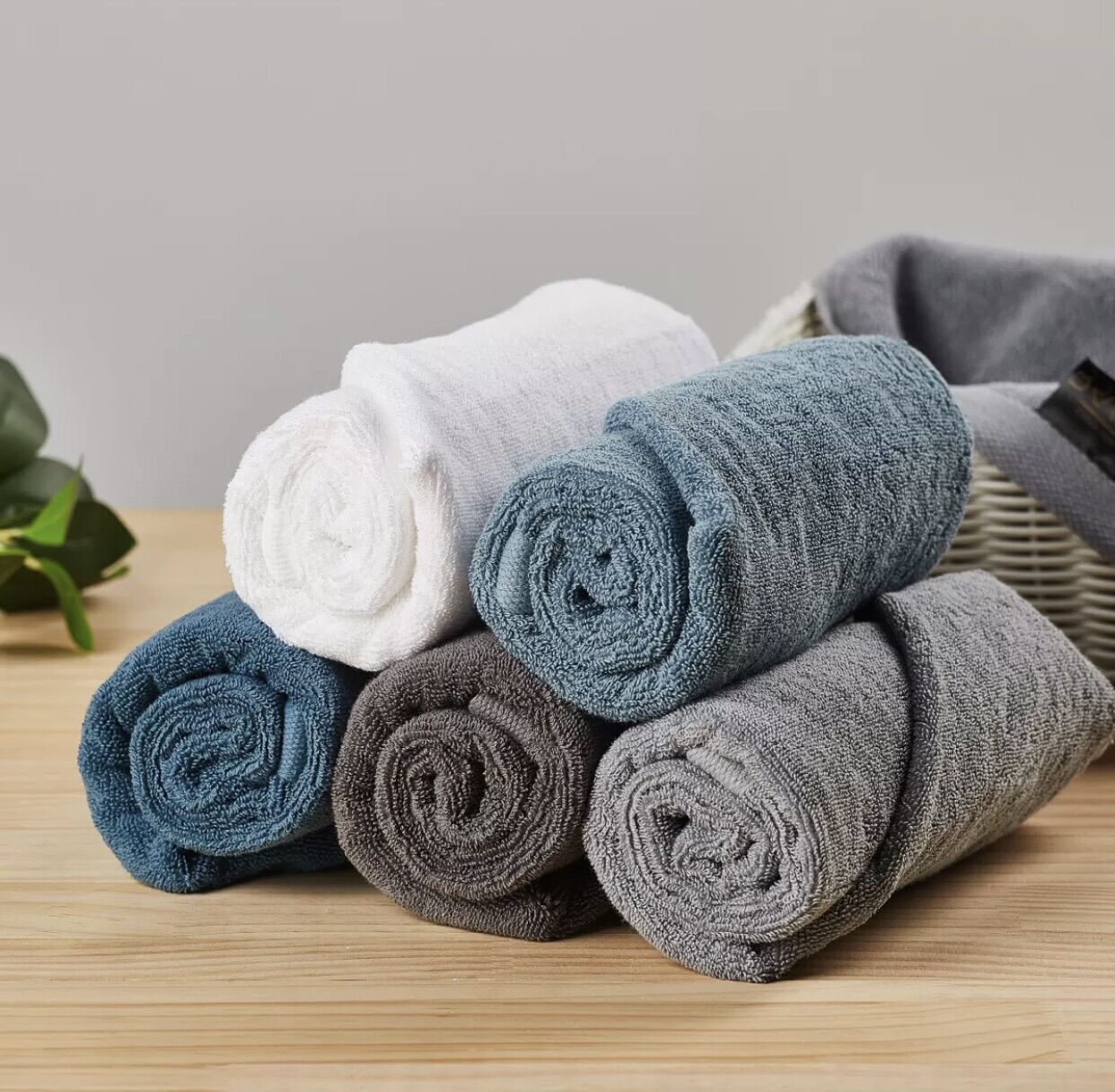 Khăn tắm cỡ trung 40x80cm chất bông 100% cotton thấm hút cực tốt chuyên dùng lau đầu cho các spa tiệm làm tóc và các giá đình có em bé