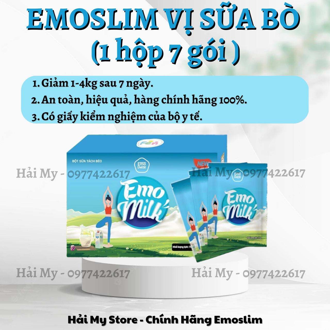Sữa bò tách béo 1 hộp 7 gói thơm ngon dễ uống