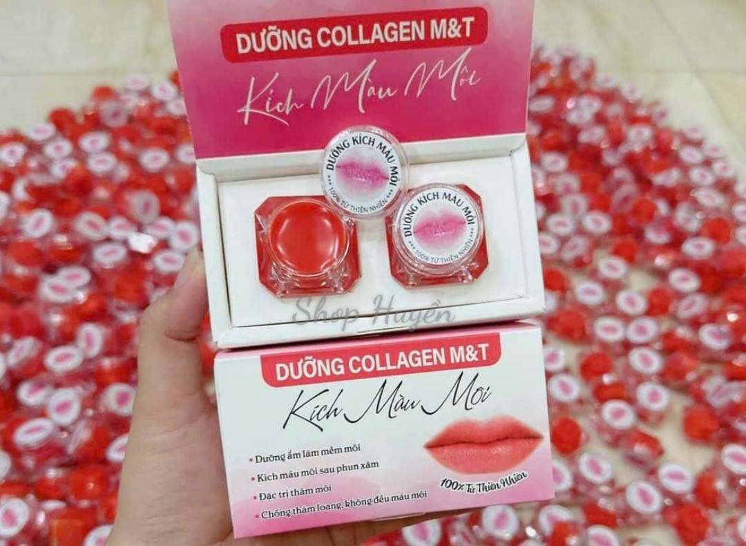 Sét 2 Hộp Dưỡng MÔI Colagen MT - Dưỡng môi hết thâm kích màu môi sau xăm