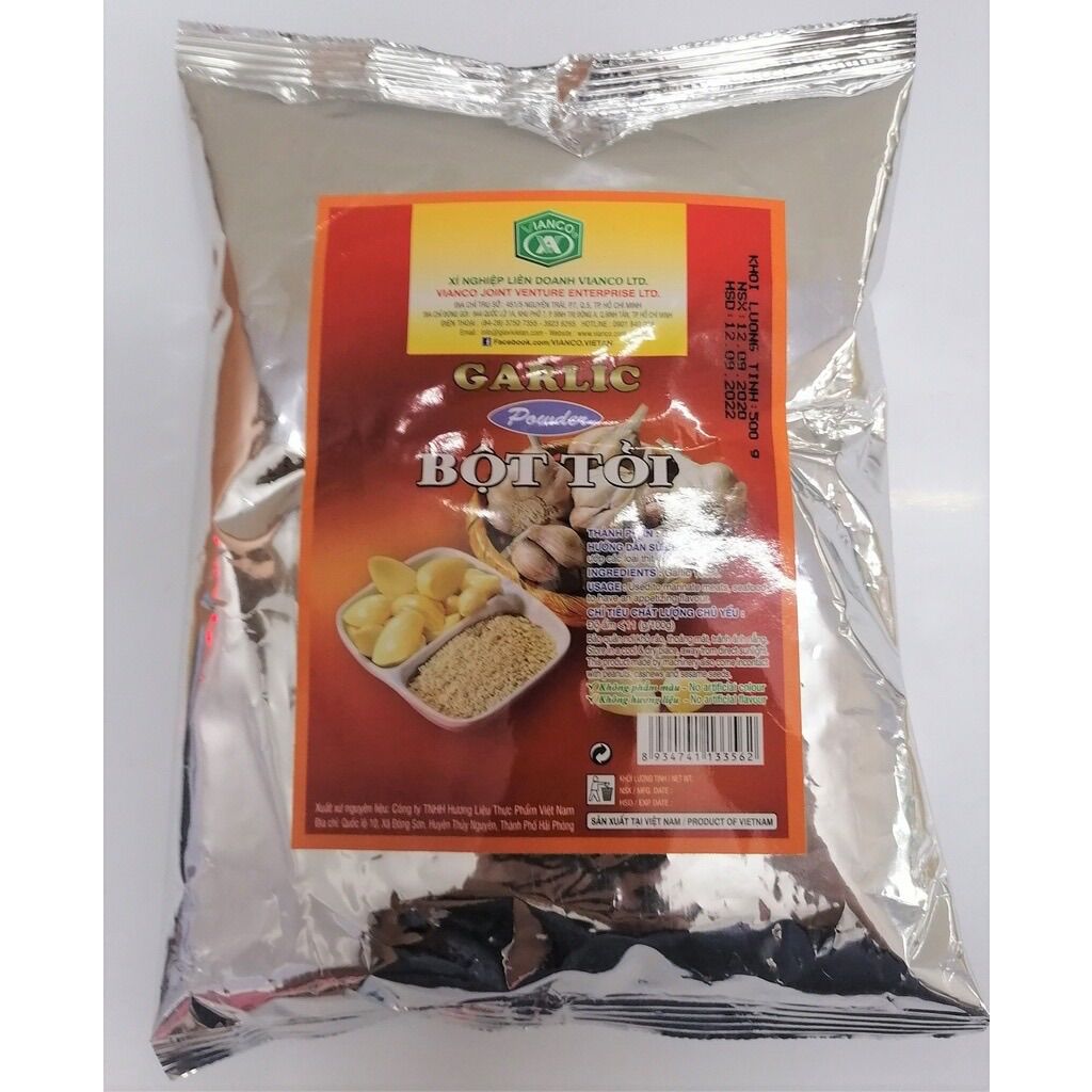 Bột tỏi Việt Ấn Vianco 500gr (Garlic Powder)