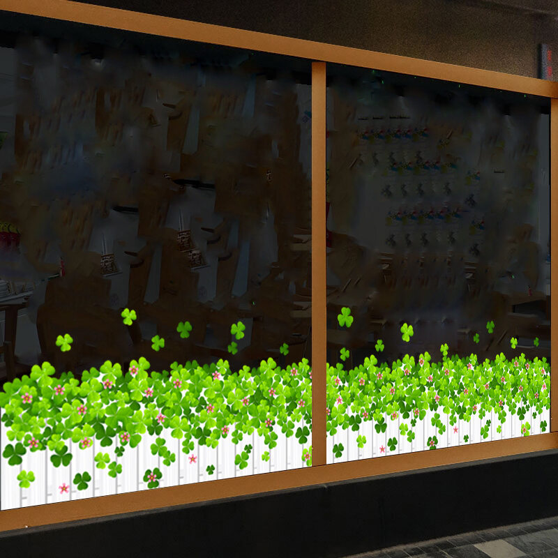 Hiện Đại Đơn Giản Vật Có Hoa Văn Dán Cửa Sổ Trang Trí Kính Phòng Khách Phòng Ngủ Phòng Tắm Decal Dán Tường Chất Liệu PVC