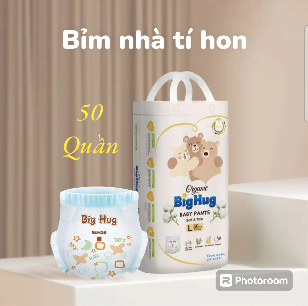 Bỉm Quần Big Hug Phom Bo Mông Đủ Size Cho Bé Yêu