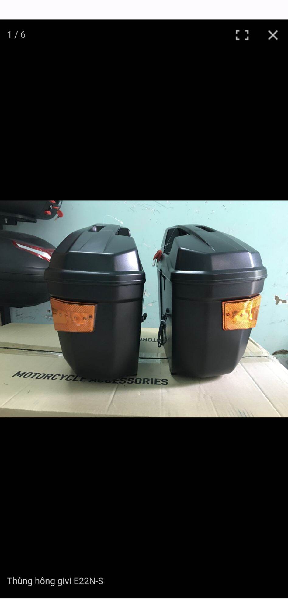 Thùng hông Givi E22NS lắp cho HONDA Rebel