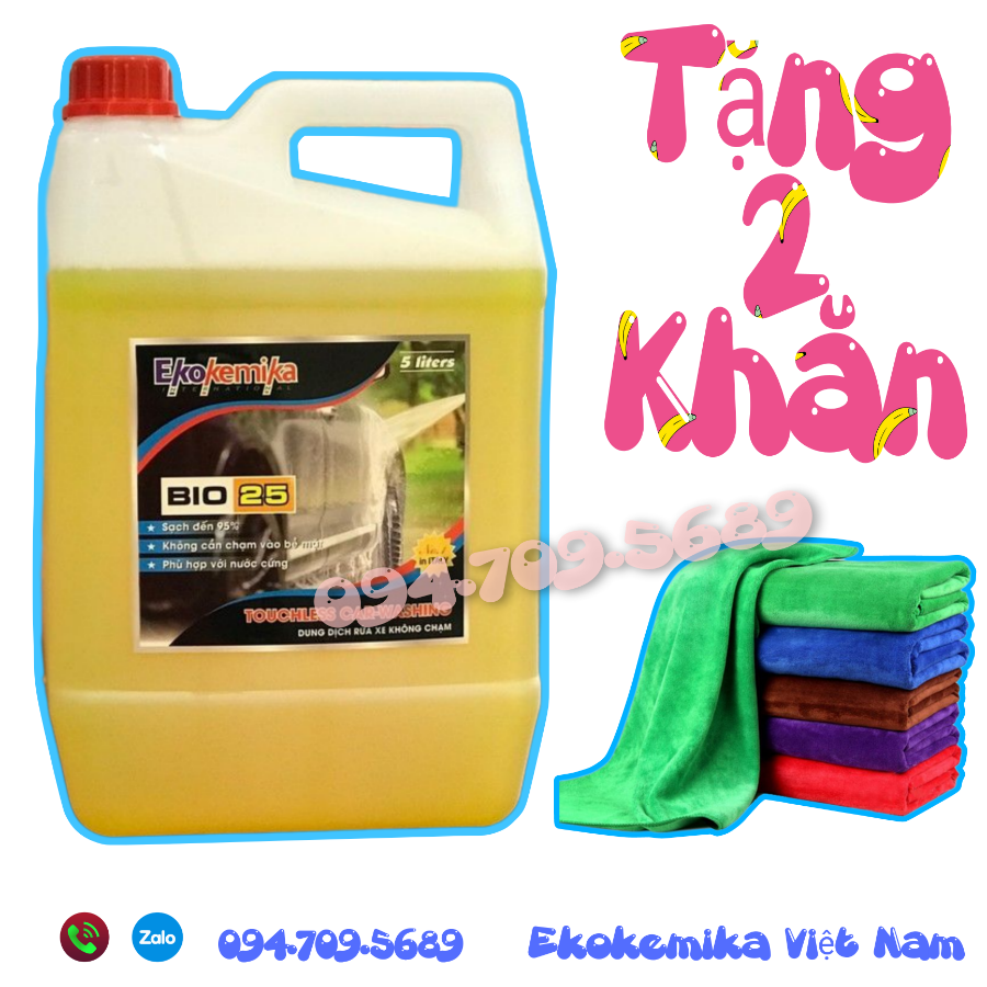Dung Dịch Rửa Xe Không Chạm Bio 25 5L