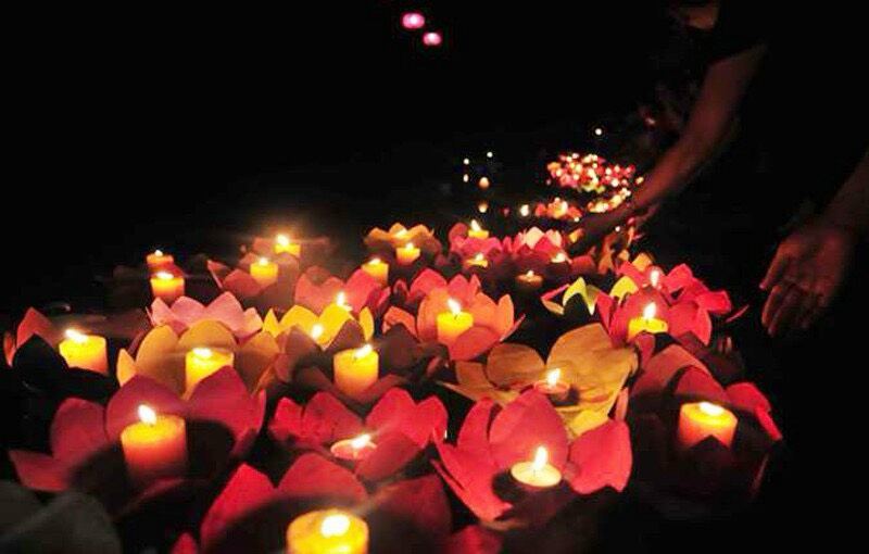 Nến Tealight Hoa Mai cháy đủ 4 giờ 100 viên