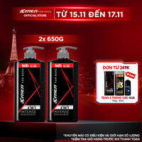 Combo 2 Tắm gội hương nước hoa Châu Âu X-Men for Boss Intense 2in1 650g