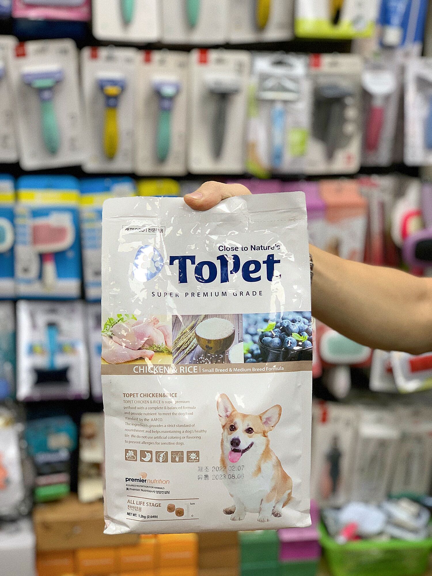 Hạt Topet dành cho Chó mọi giống mọi lứa tuổi 1,2kg