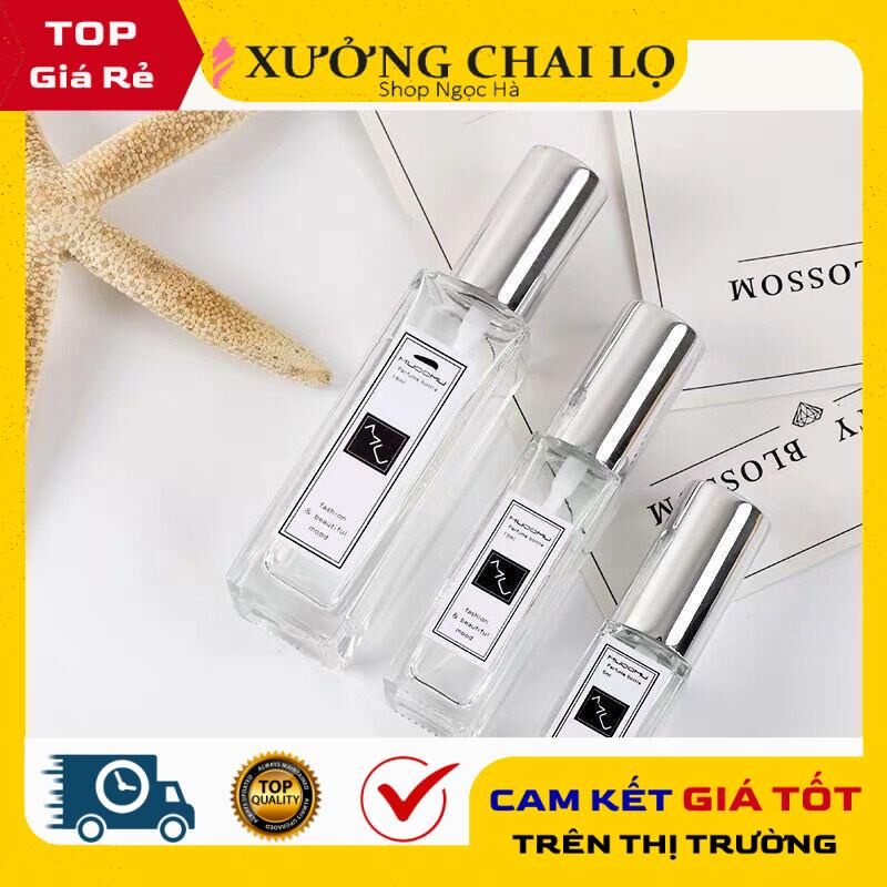 combo 10 chai chiết nước hoa 10 ml